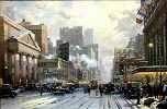 New York, Snow On Seventh Avenue, 1932