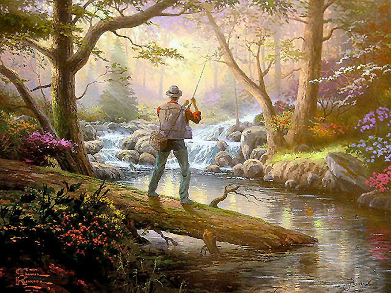 It Doesn't Get Much Better by Thomas Kinkade 18x24 Artist Proof A/P Limited Edition Framed Canvas