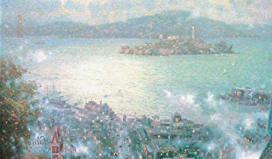 Hyde Street and The Bay, San Francisco (San Francisco VII) by Thomas