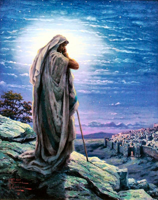 A Prayer for Peace (Jesus) by Thomas Kinkade