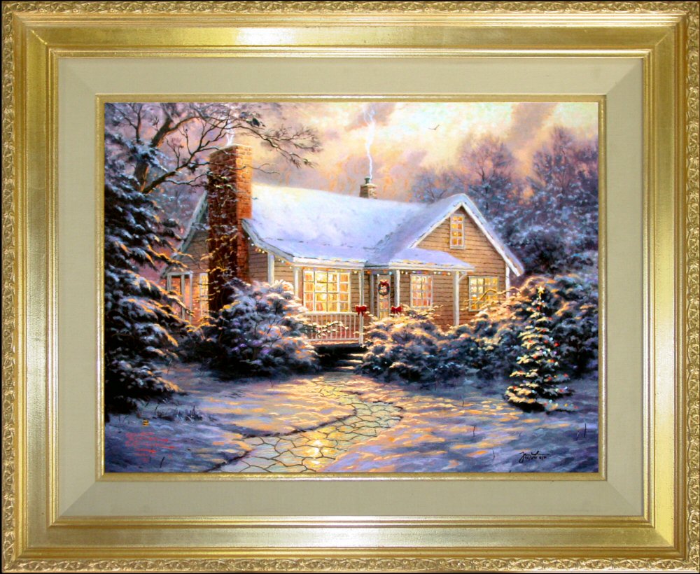The Christmas Cottage - 2007 by Thomas Kinkade