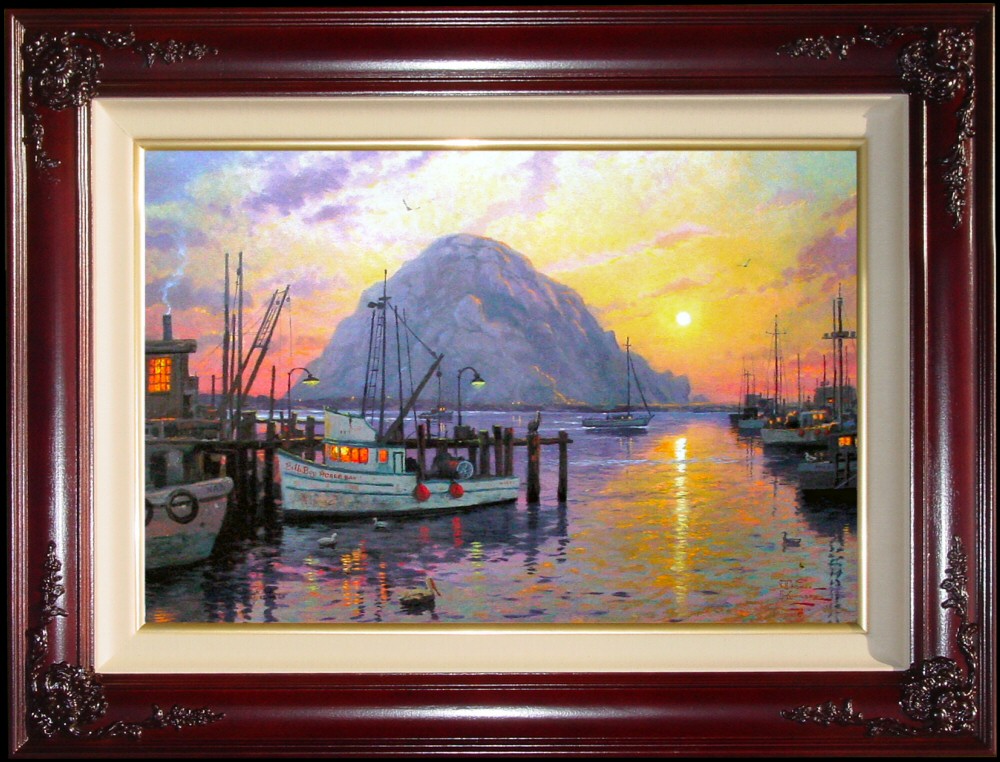 Morro Bay at Sunset by Thomas Kinkade 18x27 Gallery Proof G/P Limited