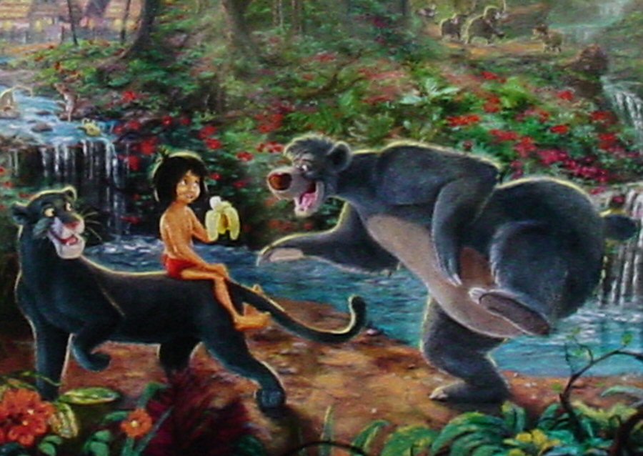 The Jungle Book (Disney Dreams X) by Thomas Kinkade 18x27